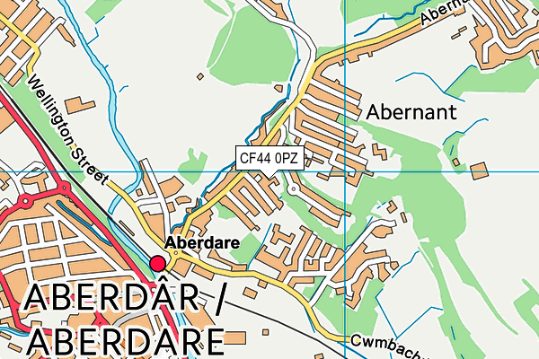 CF44 0PZ map - OS VectorMap District (Ordnance Survey) CF44 0PZ map - OS VectorMap District (Ordnance Survey)