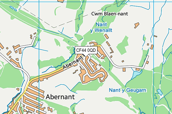 CF44 0QD map - OS VectorMap District (Ordnance Survey) CF44 0QD map - OS VectorMap District (Ordnance Survey)