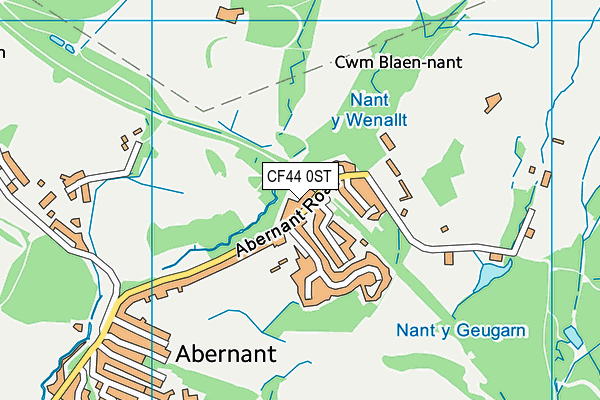 CF44 0ST map - OS VectorMap District (Ordnance Survey) CF44 0ST map - OS VectorMap District (Ordnance Survey)