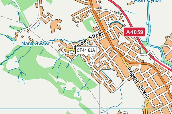 CF44 6JA map - OS VectorMap District (Ordnance Survey) CF44 6JA map - OS VectorMap District (Ordnance Survey)