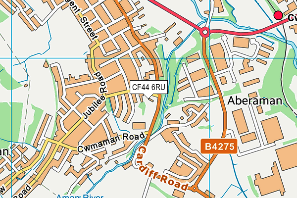 CF44 6RU map - OS VectorMap District (Ordnance Survey) CF44 6RU map - OS VectorMap District (Ordnance Survey)