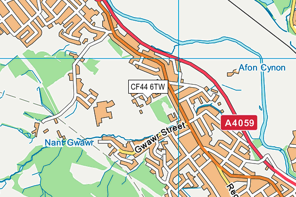 CF44 6TW map - OS VectorMap District (Ordnance Survey) CF44 6TW map - OS VectorMap District (Ordnance Survey)