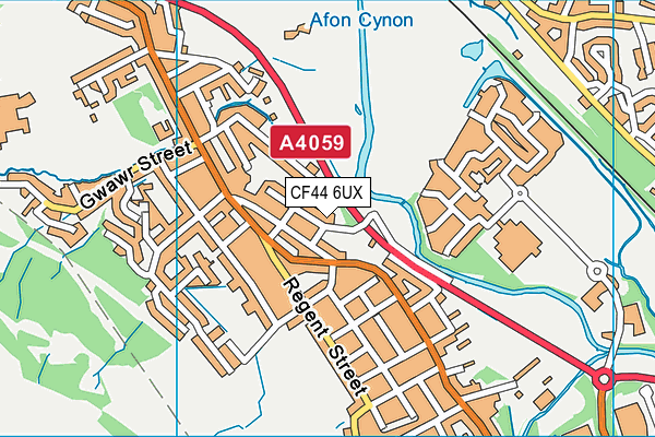 CF44 6UX map - OS VectorMap District (Ordnance Survey) CF44 6UX map - OS VectorMap District (Ordnance Survey)