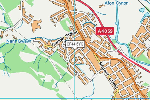 CF44 6YG map - OS VectorMap District (Ordnance Survey) CF44 6YG map - OS VectorMap District (Ordnance Survey)