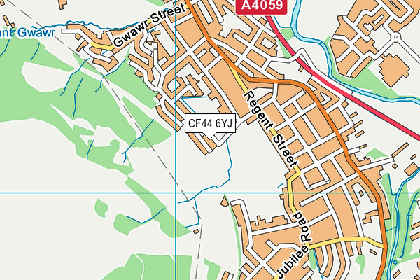 CF44 6YJ map - OS VectorMap District (Ordnance Survey) CF44 6YJ map - OS VectorMap District (Ordnance Survey)