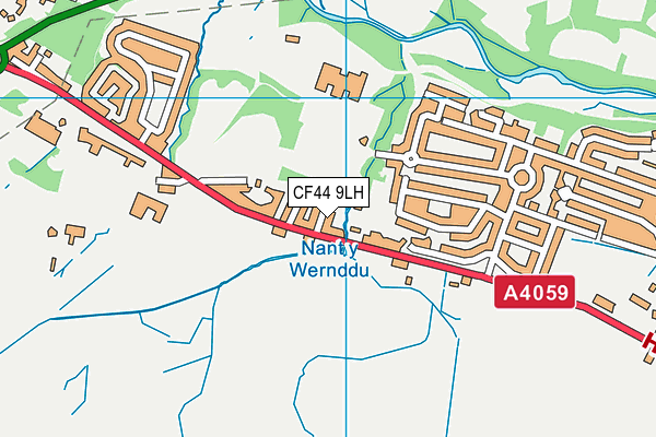 CF44 9LH map - OS VectorMap District (Ordnance Survey) CF44 9LH map - OS VectorMap District (Ordnance Survey)