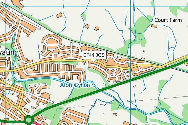 CF44 9QS map - OS VectorMap District (Ordnance Survey) CF44 9QS map - OS VectorMap District (Ordnance Survey)