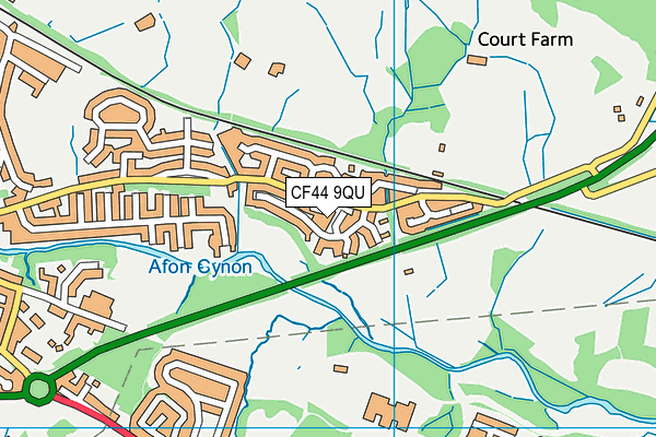 CF44 9QU map - OS VectorMap District (Ordnance Survey) CF44 9QU map - OS VectorMap District (Ordnance Survey)