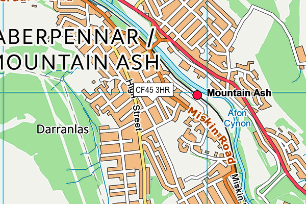 CF45 3HR map - OS VectorMap District (Ordnance Survey) CF45 3HR map - OS VectorMap District (Ordnance Survey)