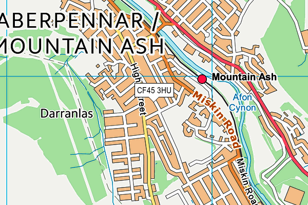 CF45 3HU map - OS VectorMap District (Ordnance Survey) CF45 3HU map - OS VectorMap District (Ordnance Survey)