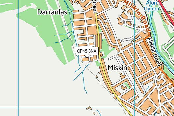 CF45 3NA map - OS VectorMap District (Ordnance Survey) CF45 3NA map - OS VectorMap District (Ordnance Survey)