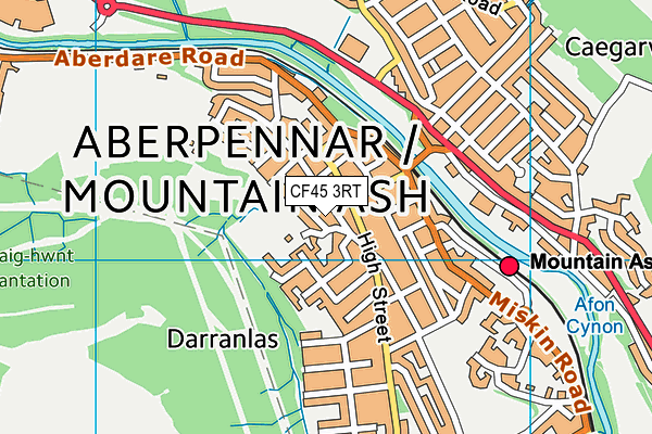 CF45 3RT map - OS VectorMap District (Ordnance Survey) CF45 3RT map - OS VectorMap District (Ordnance Survey)