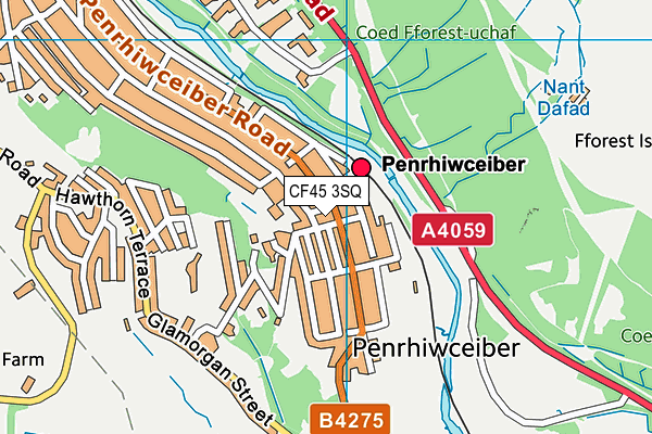 CF45 3SQ map - OS VectorMap District (Ordnance Survey) CF45 3SQ map - OS VectorMap District (Ordnance Survey)