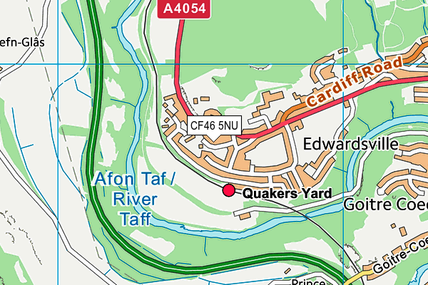 CF46 5NU map - OS VectorMap District (Ordnance Survey) CF46 5NU map - OS VectorMap District (Ordnance Survey)