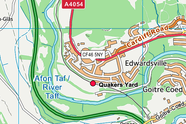 CF46 5NY map - OS VectorMap District (Ordnance Survey) CF46 5NY map - OS VectorMap District (Ordnance Survey)