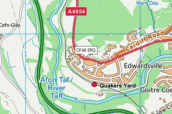 CF46 5PQ map - OS VectorMap District (Ordnance Survey) CF46 5PQ map - OS VectorMap District (Ordnance Survey)
