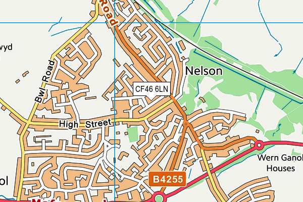CF46 6LN map - OS VectorMap District (Ordnance Survey) CF46 6LN map - OS VectorMap District (Ordnance Survey)