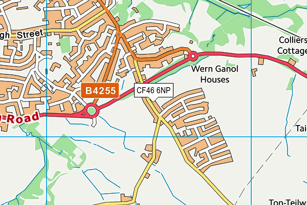 CF46 6NP map - OS VectorMap District (Ordnance Survey) CF46 6NP map - OS VectorMap District (Ordnance Survey)
