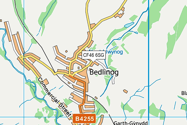 CF46 6SG map - OS VectorMap District (Ordnance Survey) CF46 6SG map - OS VectorMap District (Ordnance Survey)