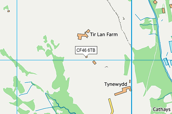 CF46 6TB map - OS VectorMap District (Ordnance Survey) CF46 6TB map - OS VectorMap District (Ordnance Survey)