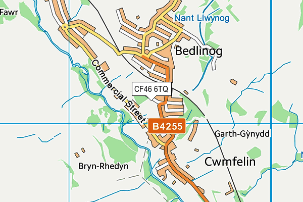 CF46 6TQ map - OS VectorMap District (Ordnance Survey) CF46 6TQ map - OS VectorMap District (Ordnance Survey)