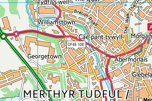 CF48 1DE map - OS VectorMap District (Ordnance Survey) CF48 1DE map - OS VectorMap District (Ordnance Survey)