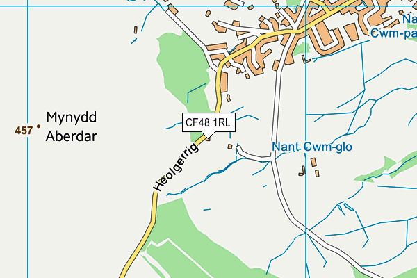 CF48 1RL map - OS VectorMap District (Ordnance Survey) CF48 1RL map - OS VectorMap District (Ordnance Survey)