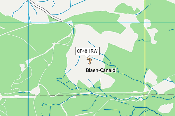 CF48 1RW map - OS VectorMap District (Ordnance Survey) CF48 1RW map - OS VectorMap District (Ordnance Survey)