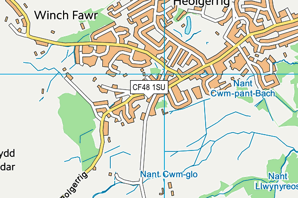 CF48 1SU map - OS VectorMap District (Ordnance Survey) CF48 1SU map - OS VectorMap District (Ordnance Survey)