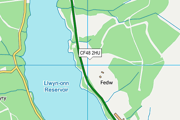 CF48 2HU map - OS VectorMap District (Ordnance Survey) CF48 2HU map - OS VectorMap District (Ordnance Survey)