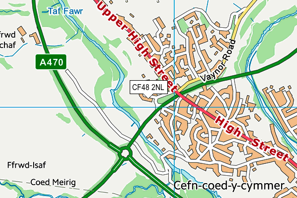 CF48 2NL map - OS VectorMap District (Ordnance Survey) CF48 2NL map - OS VectorMap District (Ordnance Survey)
