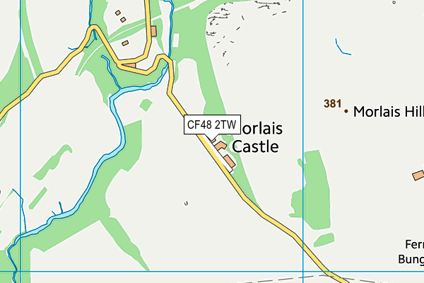 CF48 2TW map - OS VectorMap District (Ordnance Survey) CF48 2TW map - OS VectorMap District (Ordnance Survey)