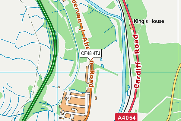 CF48 4TJ map - OS VectorMap District (Ordnance Survey) CF48 4TJ map - OS VectorMap District (Ordnance Survey)
