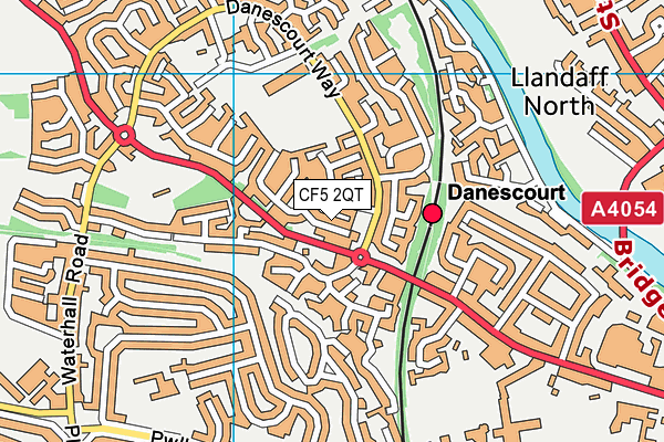 CF5 2QT map - OS VectorMap District (Ordnance Survey) CF5 2QT map - OS VectorMap District (Ordnance Survey)