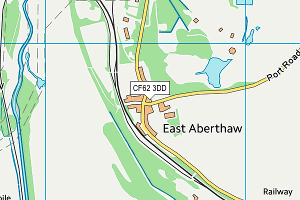 CF62 3DD map - OS VectorMap District (Ordnance Survey) CF62 3DD map - OS VectorMap District (Ordnance Survey)