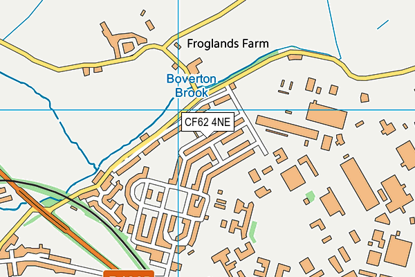 CF62 4NE map - OS VectorMap District (Ordnance Survey) CF62 4NE map - OS VectorMap District (Ordnance Survey)
