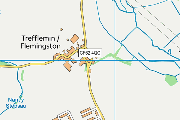 CF62 4QG map - OS VectorMap District (Ordnance Survey) CF62 4QG map - OS VectorMap District (Ordnance Survey)