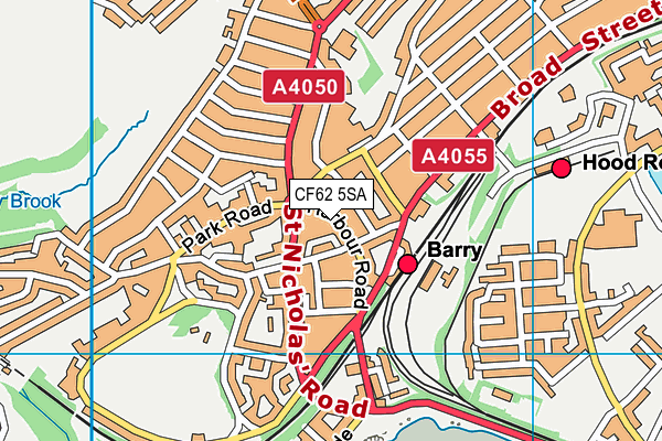 CF62 5SA map - OS VectorMap District (Ordnance Survey) CF62 5SA map - OS VectorMap District (Ordnance Survey)