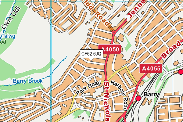 CF62 6JQ map - OS VectorMap District (Ordnance Survey) CF62 6JQ map - OS VectorMap District (Ordnance Survey)