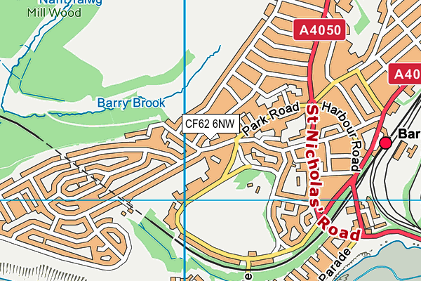 CF62 6NW map - OS VectorMap District (Ordnance Survey) CF62 6NW map - OS VectorMap District (Ordnance Survey)