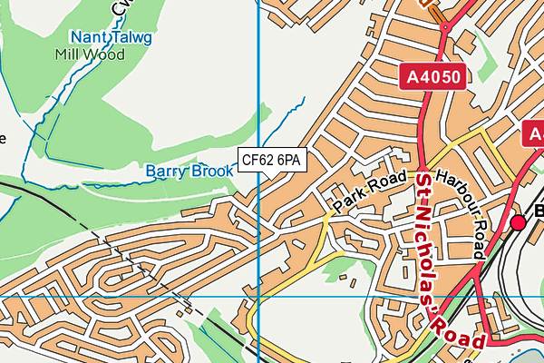 CF62 6PA map - OS VectorMap District (Ordnance Survey) CF62 6PA map - OS VectorMap District (Ordnance Survey)
