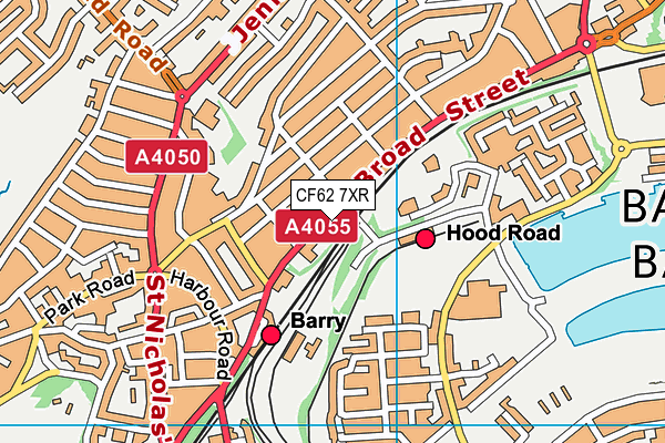 CF62 7XR map - OS VectorMap District (Ordnance Survey) CF62 7XR map - OS VectorMap District (Ordnance Survey)