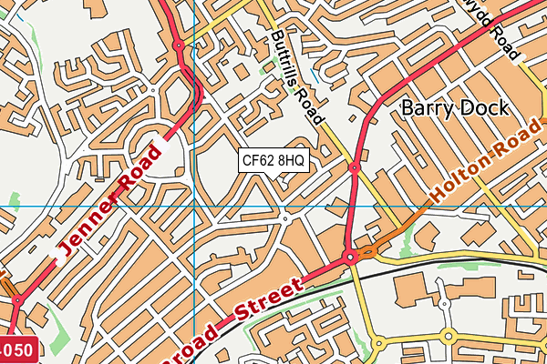 CF62 8HQ map - OS VectorMap District (Ordnance Survey) CF62 8HQ map - OS VectorMap District (Ordnance Survey)