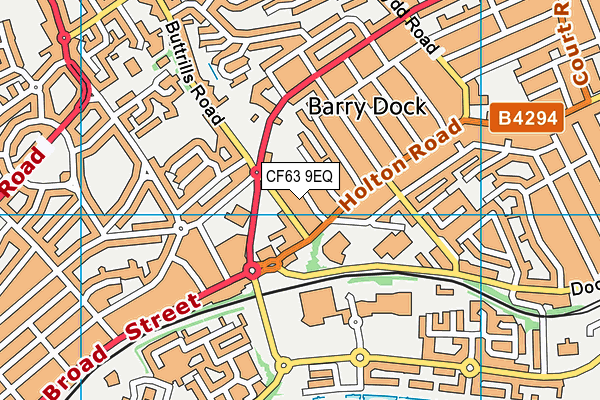 CF63 9EQ map - OS VectorMap District (Ordnance Survey) CF63 9EQ map - OS VectorMap District (Ordnance Survey)