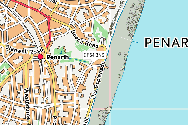 CF64 3NS map - OS VectorMap District (Ordnance Survey) CF64 3NS map - OS VectorMap District (Ordnance Survey)