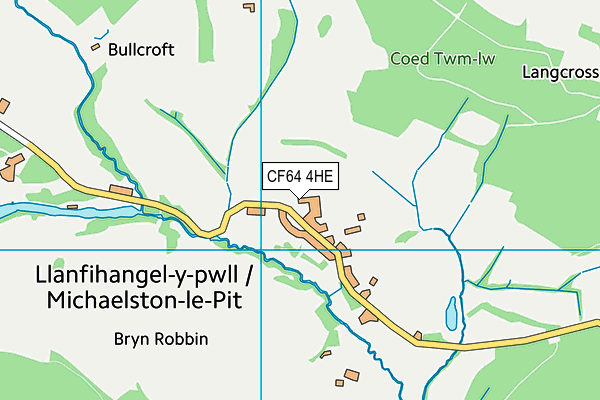 CF64 4HE map - OS VectorMap District (Ordnance Survey) CF64 4HE map - OS VectorMap District (Ordnance Survey)