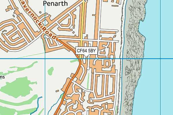 CF64 5BY map - OS VectorMap District (Ordnance Survey) CF64 5BY map - OS VectorMap District (Ordnance Survey)