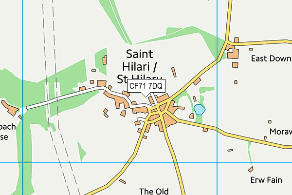 CF71 7DQ map - OS VectorMap District (Ordnance Survey) CF71 7DQ map - OS VectorMap District (Ordnance Survey)