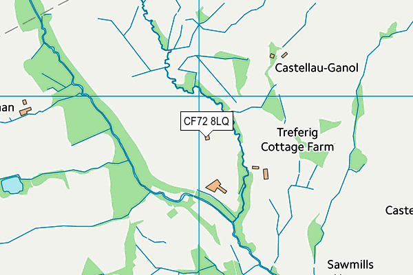 CF72 8LQ map - OS VectorMap District (Ordnance Survey) CF72 8LQ map - OS VectorMap District (Ordnance Survey)