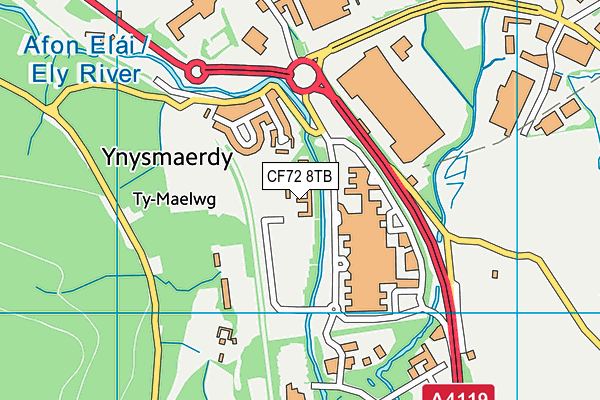 CF72 8TB map - OS VectorMap District (Ordnance Survey) CF72 8TB map - OS VectorMap District (Ordnance Survey)